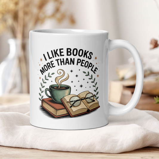 I like books more than people
