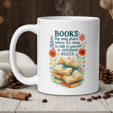 Books: where it's oke to talk to yourself...