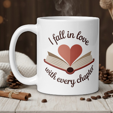I fall in love with every chapter mug