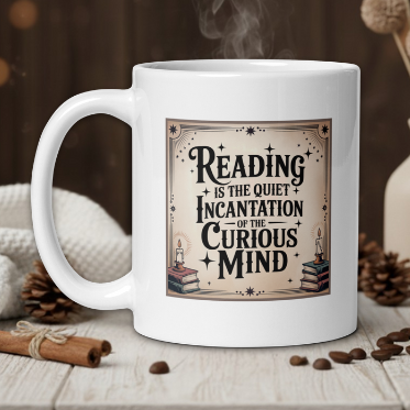 Reading is the Quiet incantation of the curious Mind