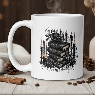 Dark Academia dark Roses Mug