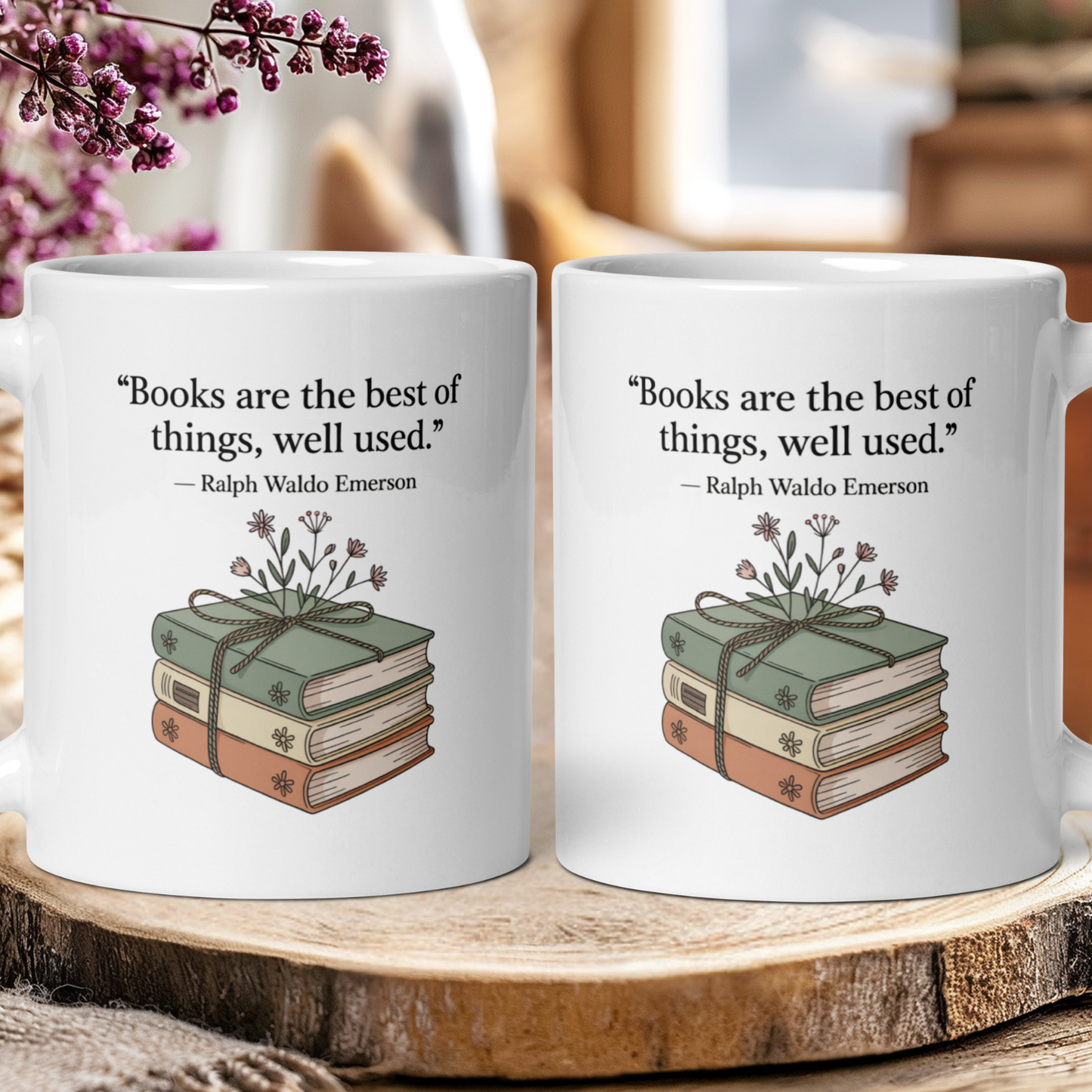 "Books are the best of things..." - Ralph Waldo Emmerson