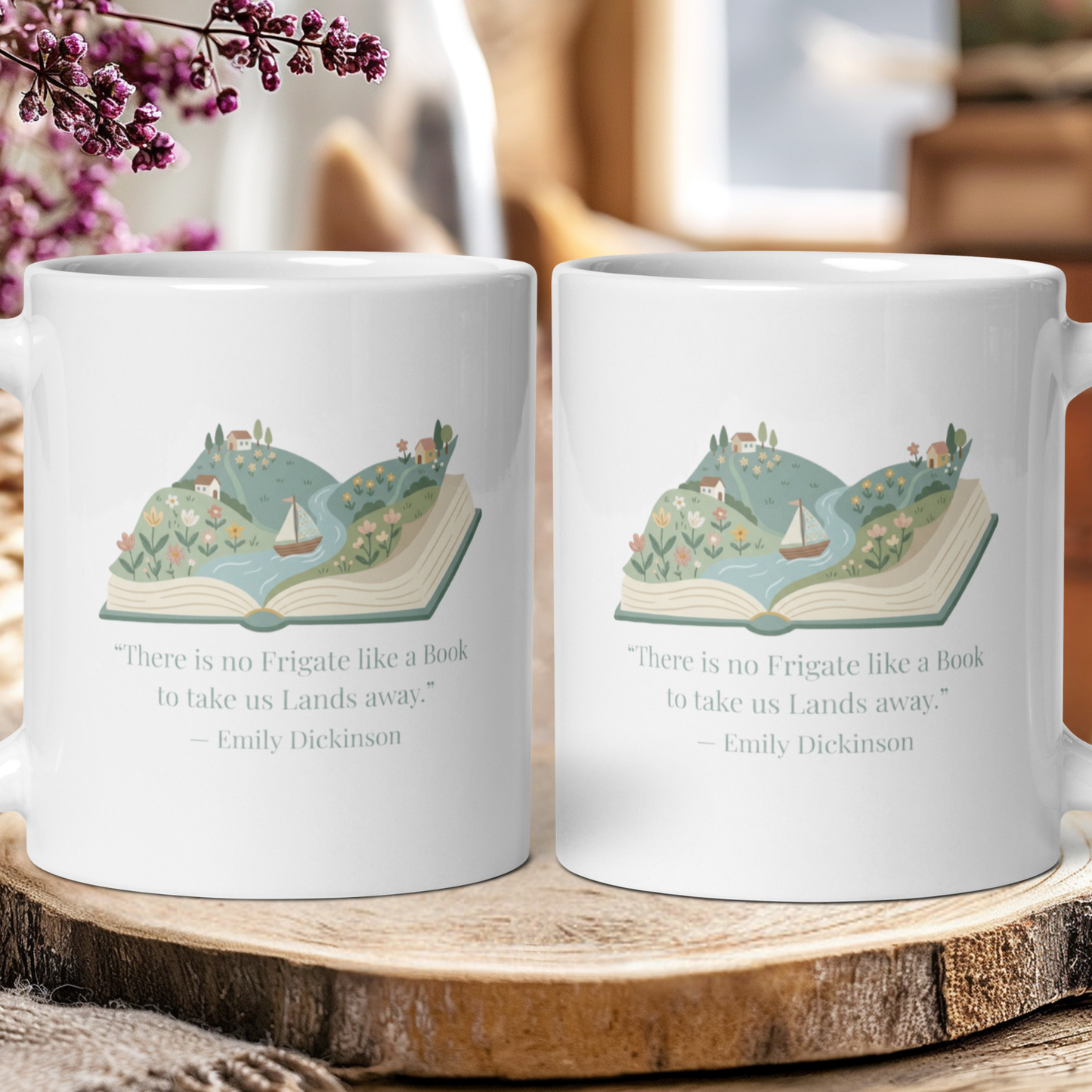 There Is No Frigate Like a Book Coffee Cup