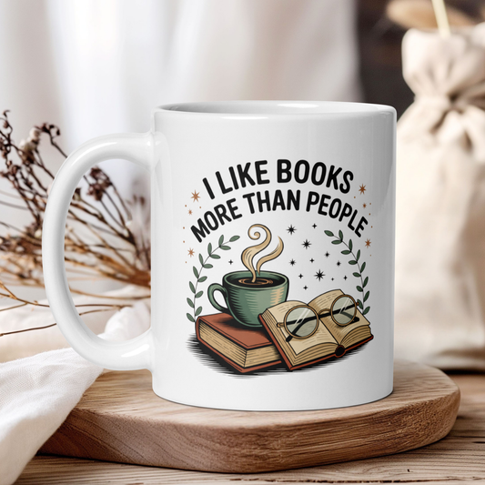 I like books more than people