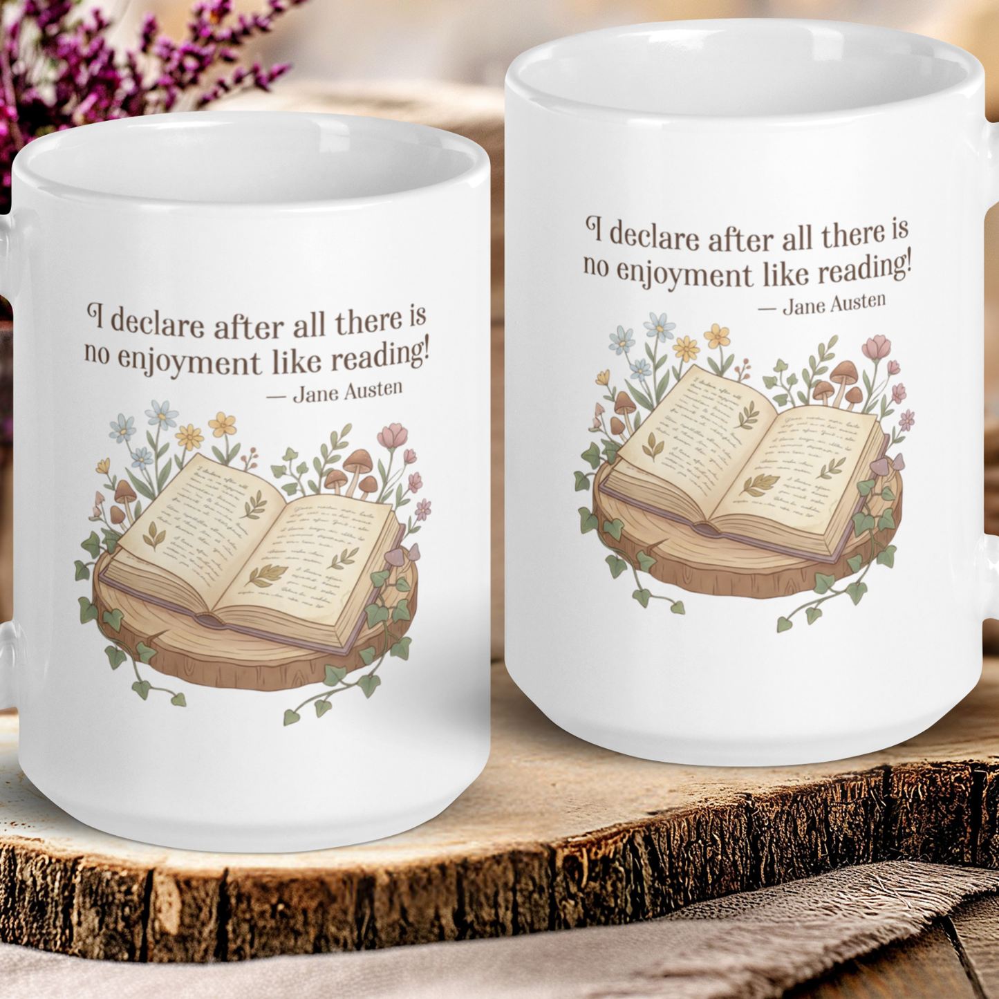 Floral Jane Austen: "I declare there is...."