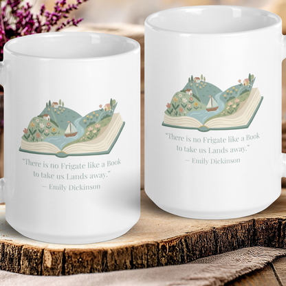 There Is No Frigate Like a Book Coffee Cup