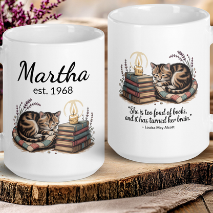 Personalized Louisa May Alcott Quote Mug