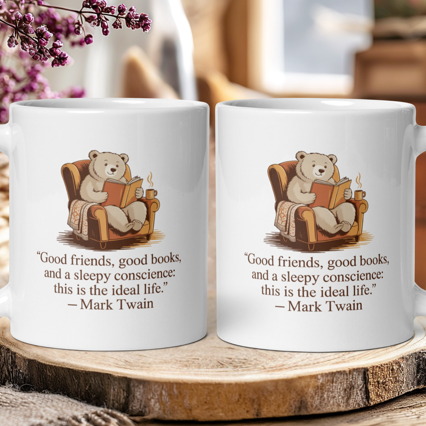 Good friends, good books - Mark Twain