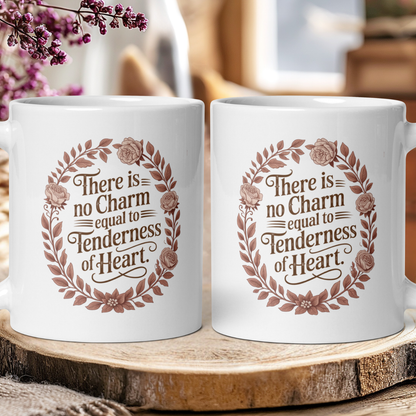 Floral "There is no charm equal..." - Jane Austen