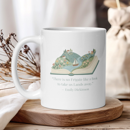 There Is No Frigate Like a Book Coffee Cup
