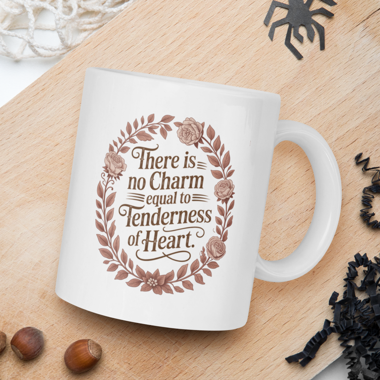 Floral "There is no charm equal..." - Jane Austen