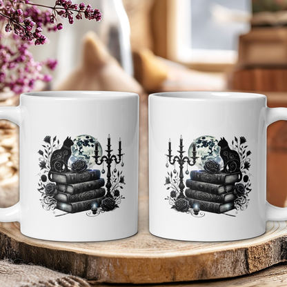 Dark Academia Cat mug