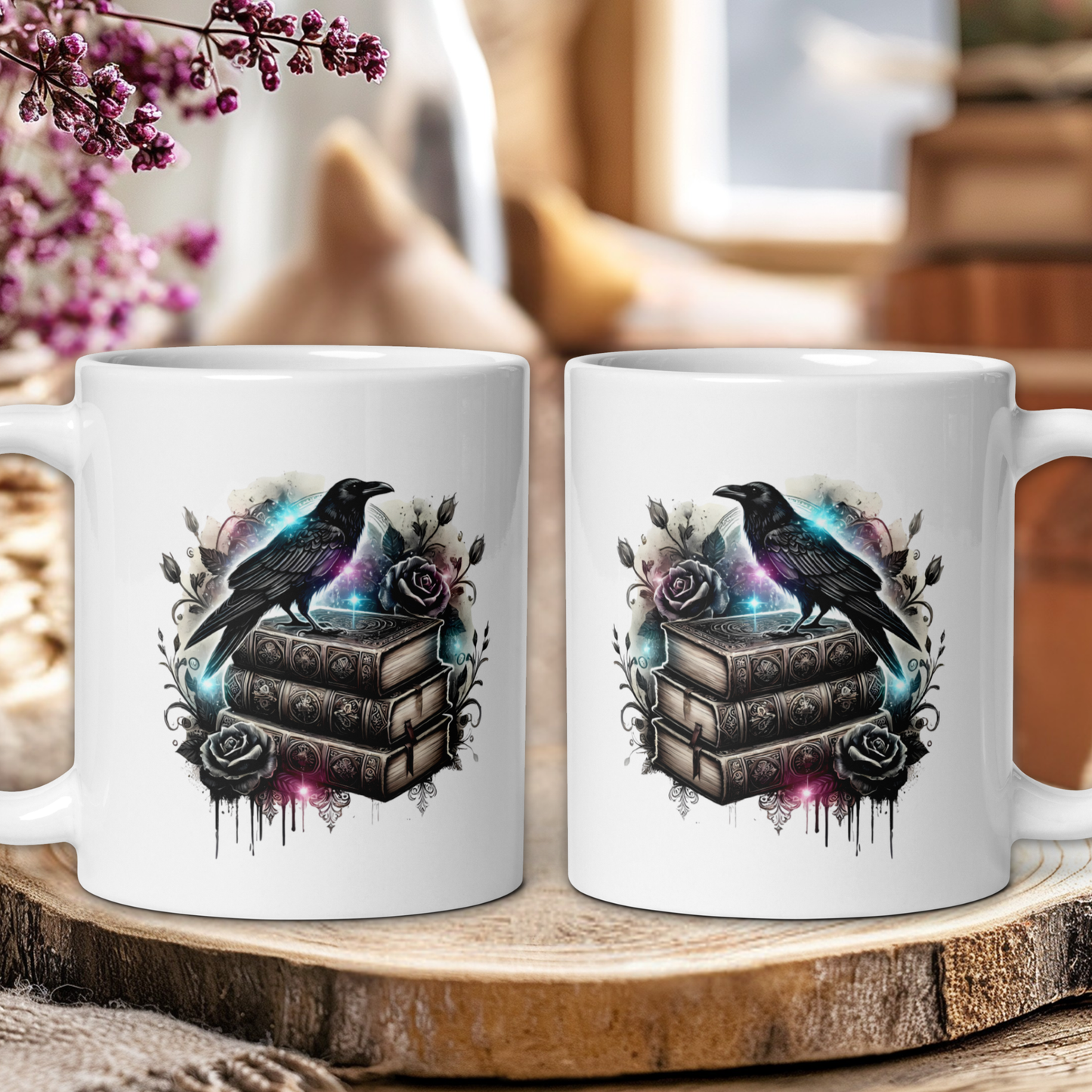 Dark Academia Raven Mug