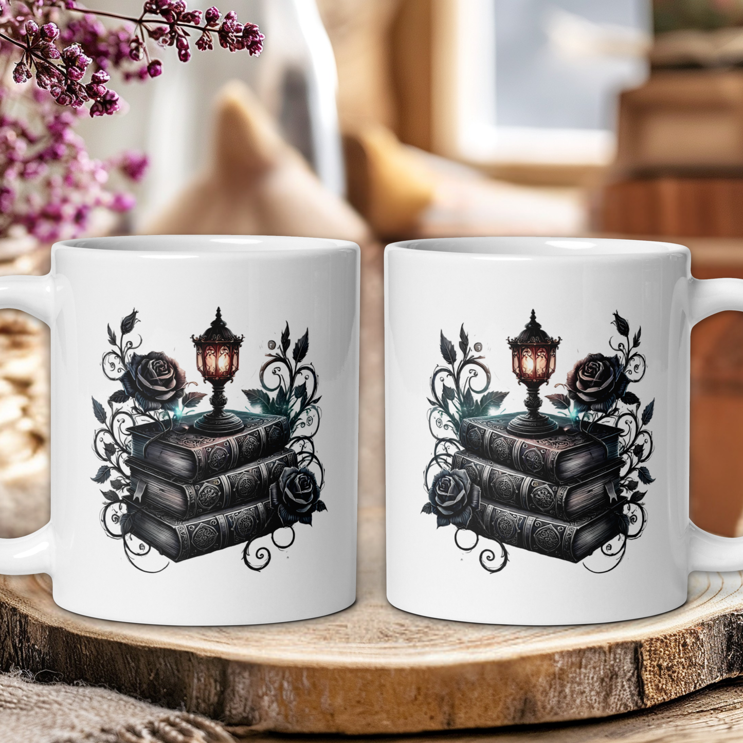 Dark Academia lantern mug