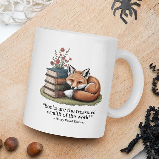 "Books are the treasured wealth of the world" - Henry David Thoreau