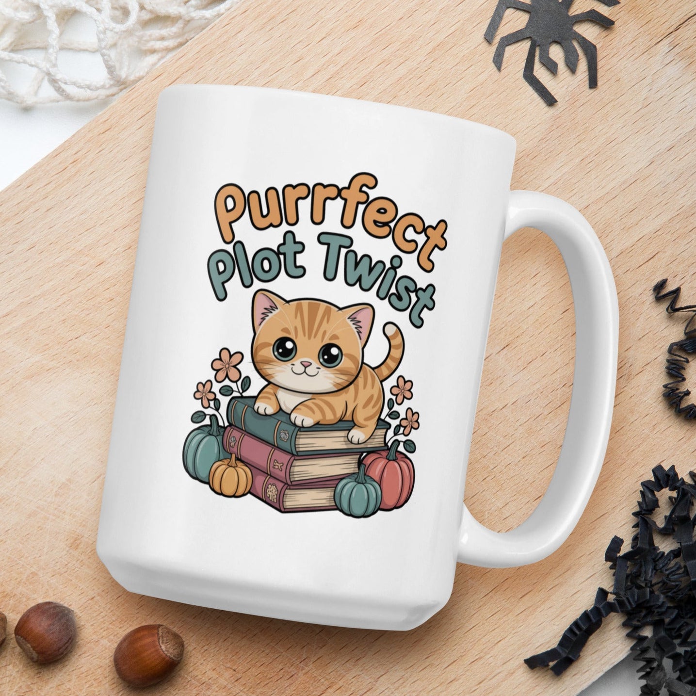 "Purrfect plot twist" kawaii